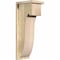 Ekena Millwork Del Monte Rough Sawn Corbel w/Backplate, Douglas Fir, 8"W x 10"D x 26"H COR08X10X26DEL01RDF - alternate 1